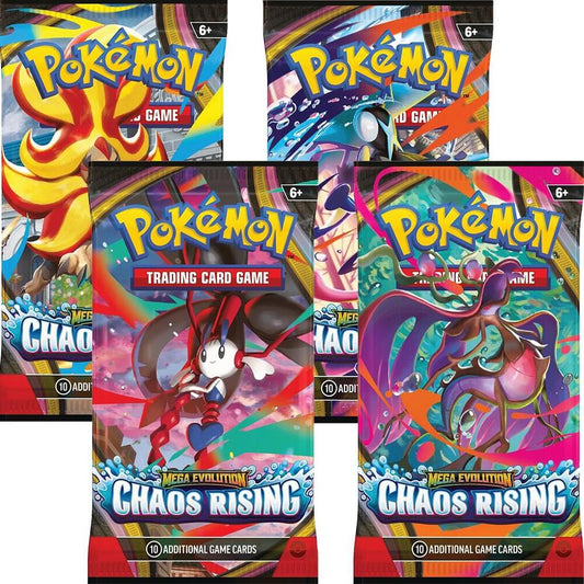 Chaos Rising Booster Pack Art Bundle [Set of 4] - ME04: Chaos Rising (CRI) PREORDER LIMIT 1